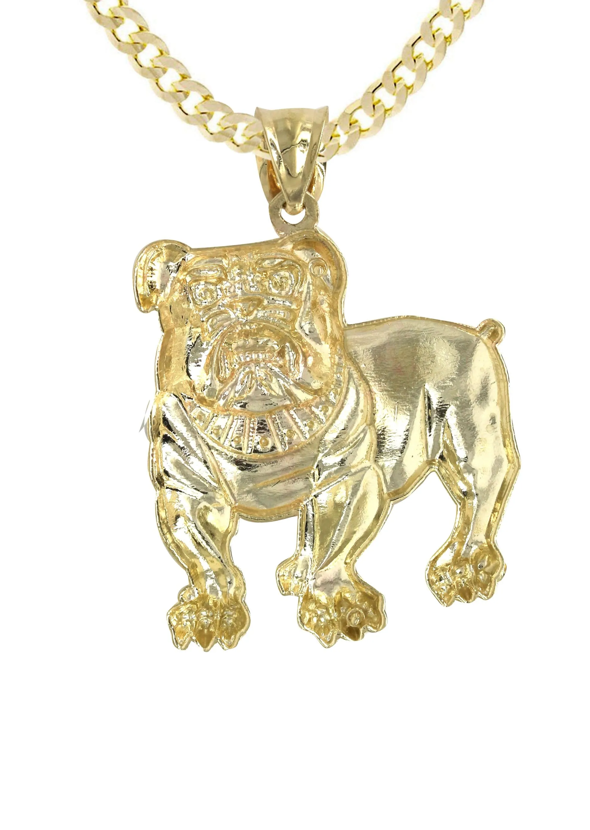 10K Yellow Gold Dog Necklace | Appx. 17.2 Grams