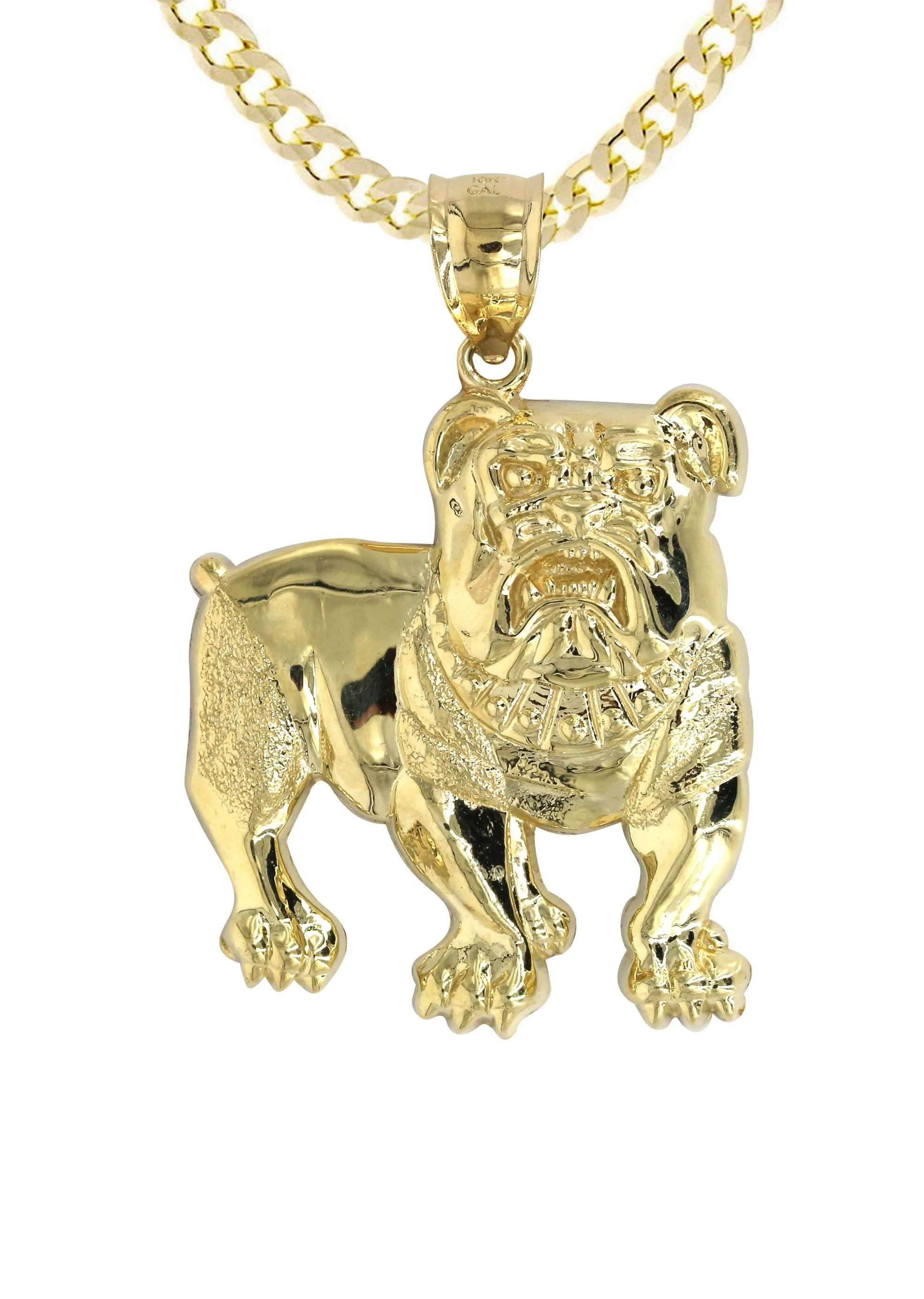 10K Yellow Gold Dog Necklace | Appx. 17.2 Grams