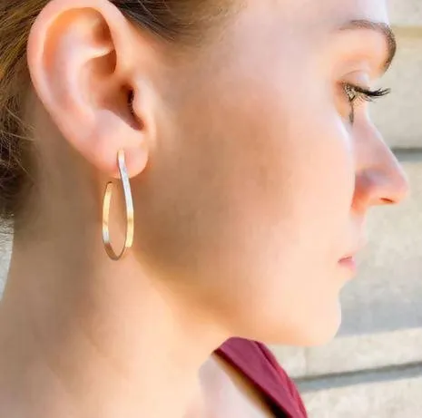 14k Gold Hoops