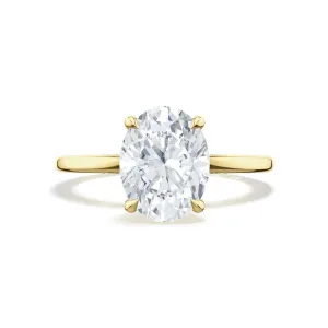 18k Yellow Gold Simply Tacori Oval Solitaire Engagement Ring