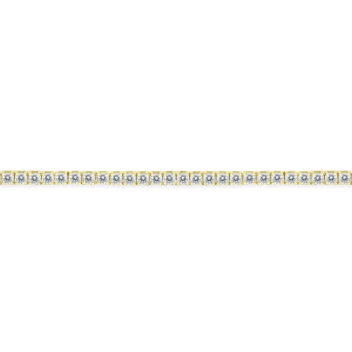 4 Carat Tw Diamond Tennis Bracelet In 14K Yellow Gold