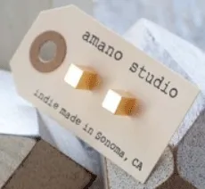 AMANO STUDIO Mod Cube Post Earrings