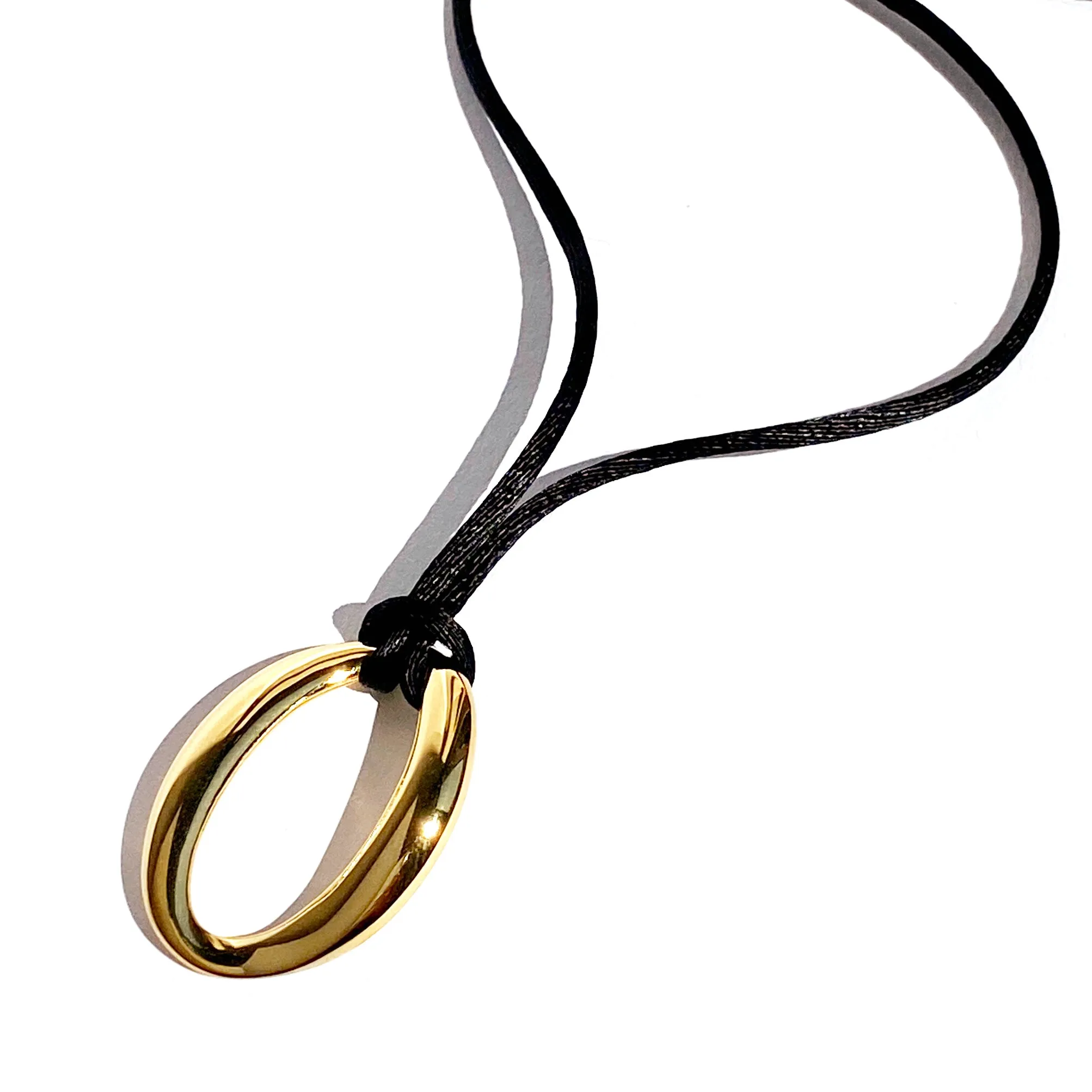 Aura Tie Necklace - Gold