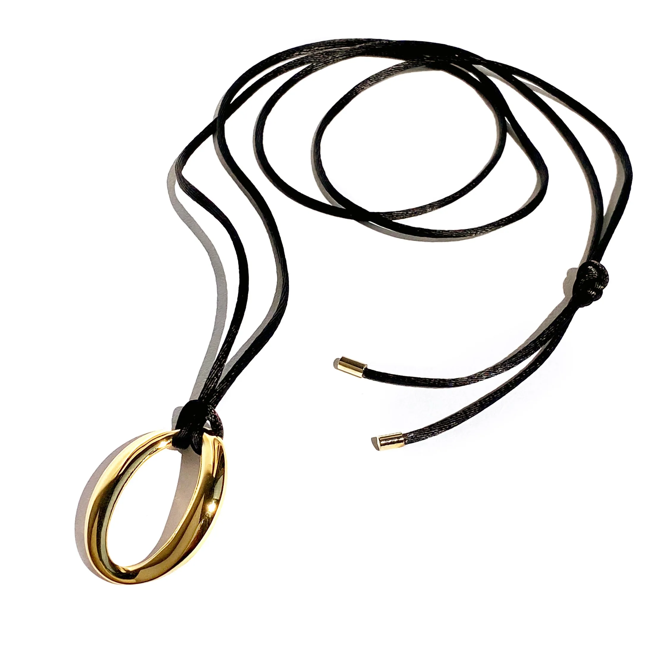 Aura Tie Necklace - Gold