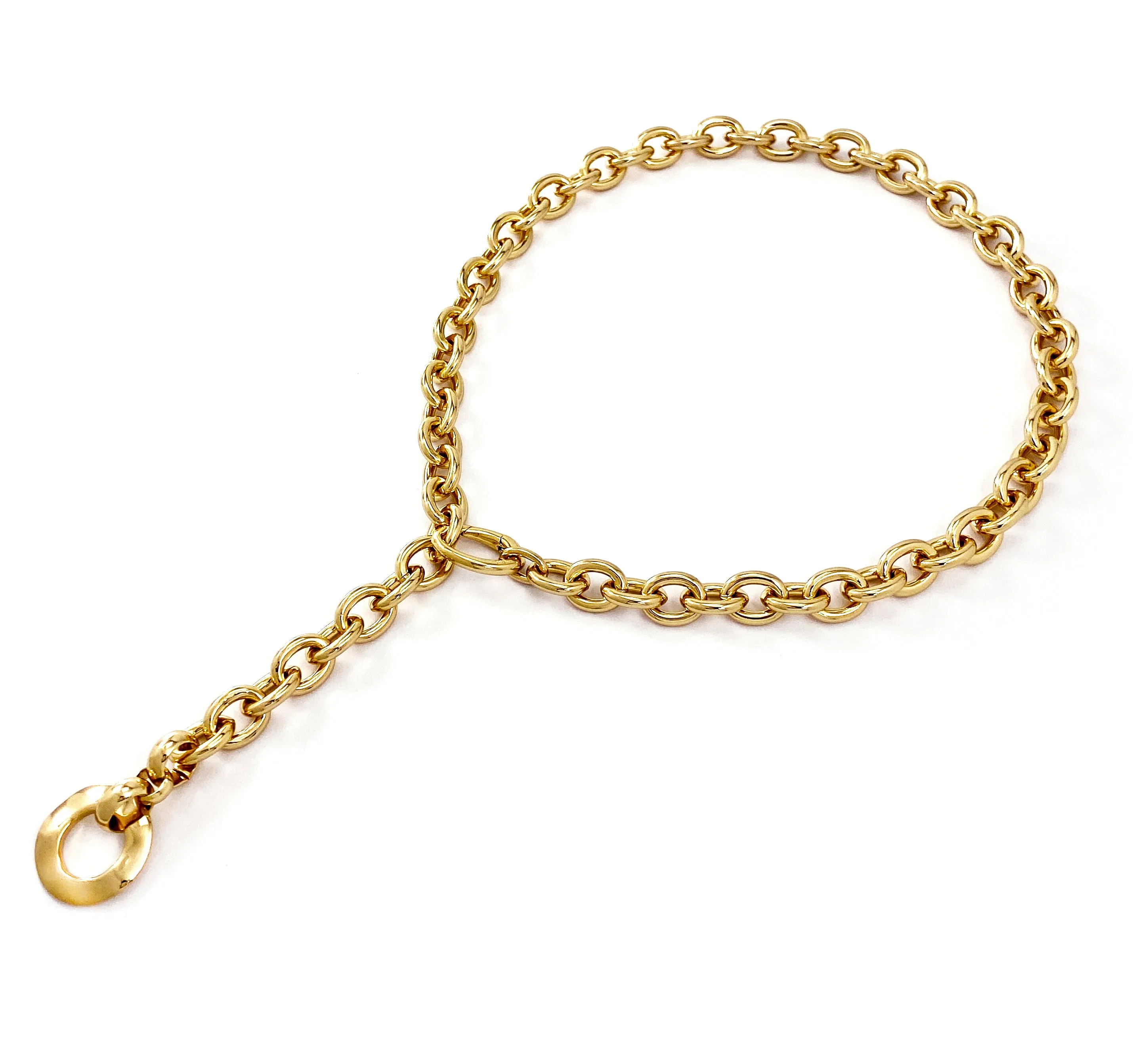 Ava Clip Lariat - Gold