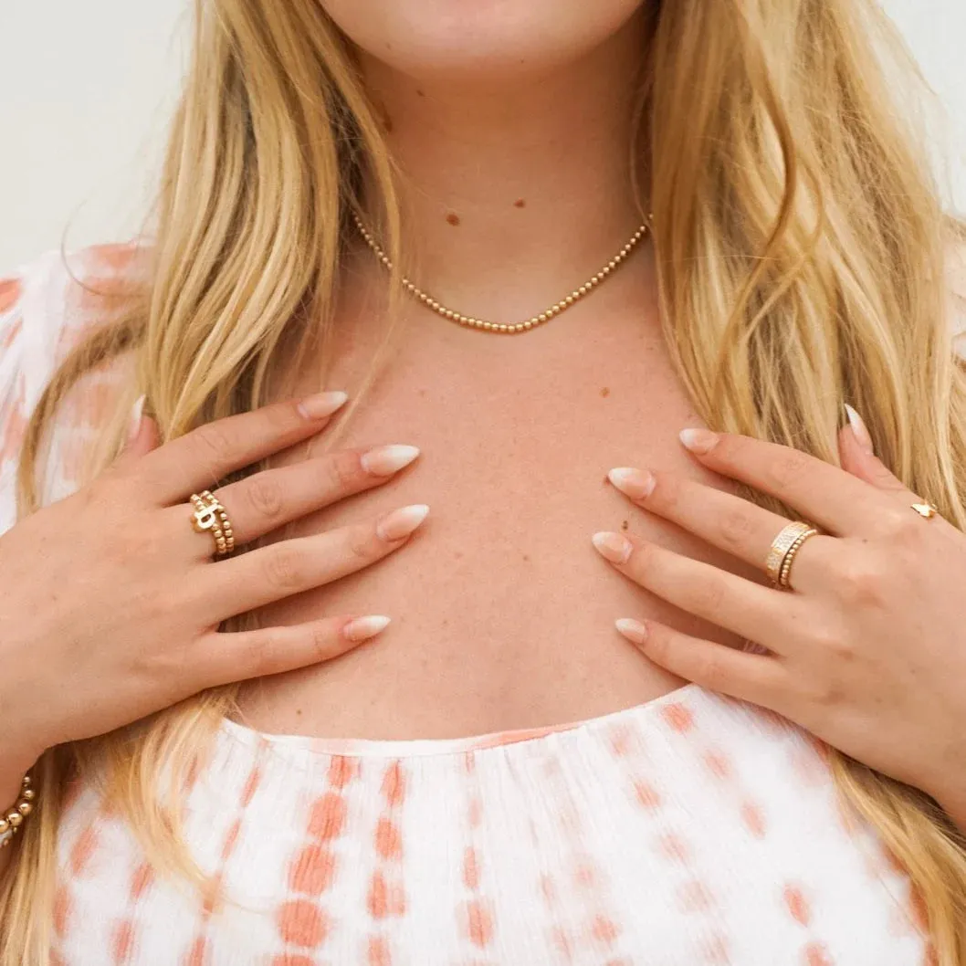 Beaded Blondes | Lauren Necklace in Gold