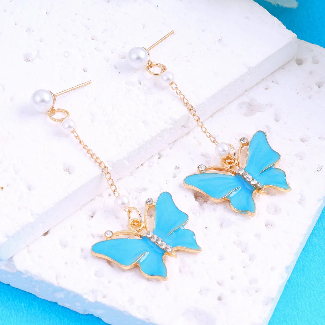 Butterfly Charm Earrings