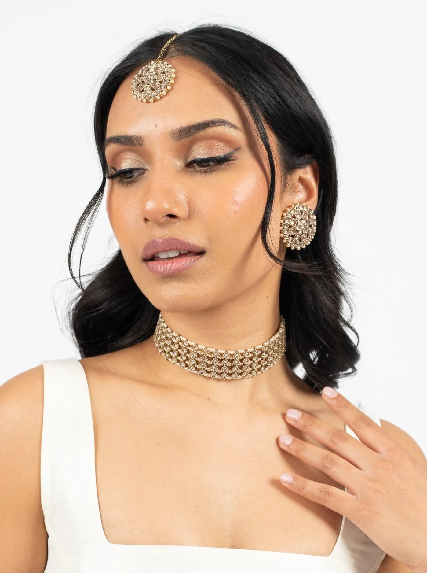 Champagne Chainmail Tikka Set