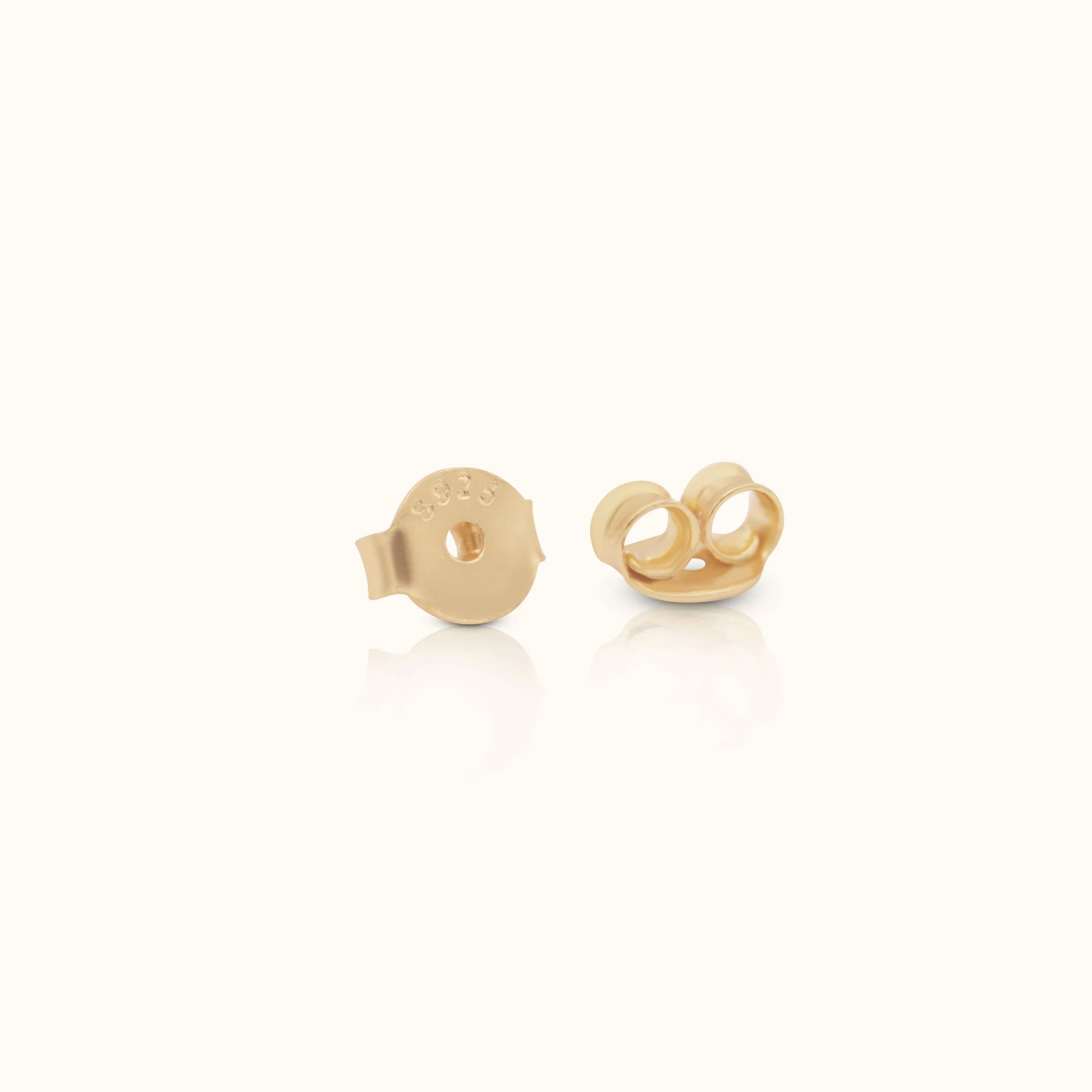 Circle and Bar Stud Earrings