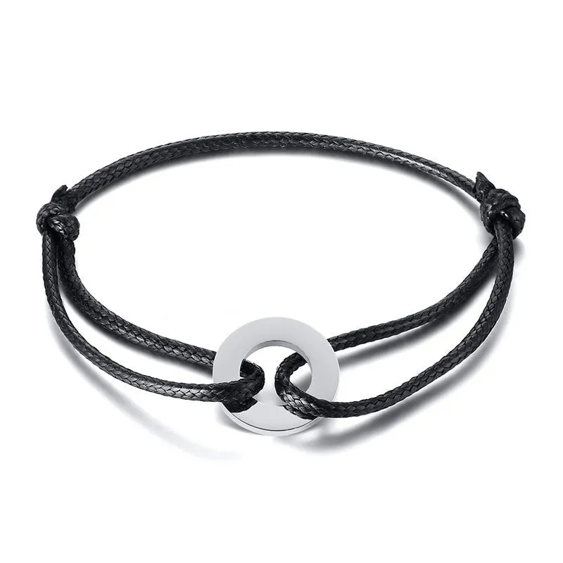 Circle Minimalist Rope Bracelet Anklet