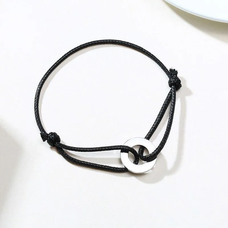 Circle Minimalist Rope Bracelet Anklet