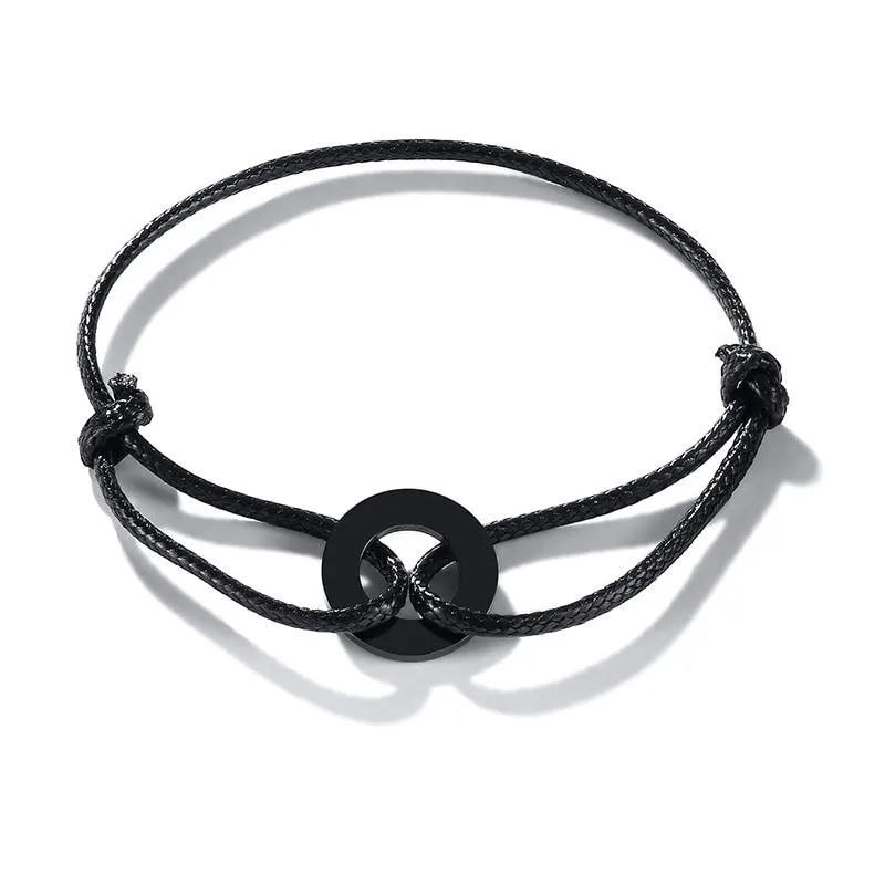 Circle Minimalist Rope Bracelet Anklet