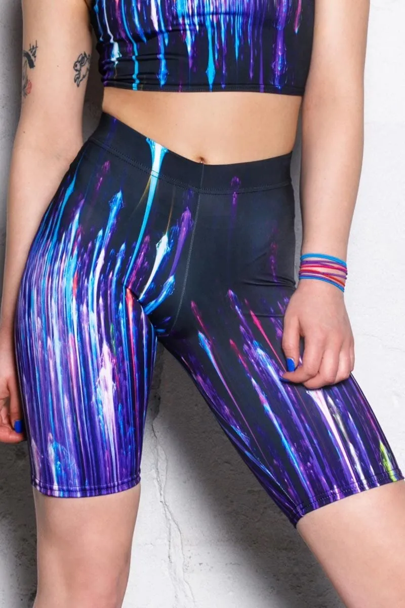 City Lights Biker Shorts