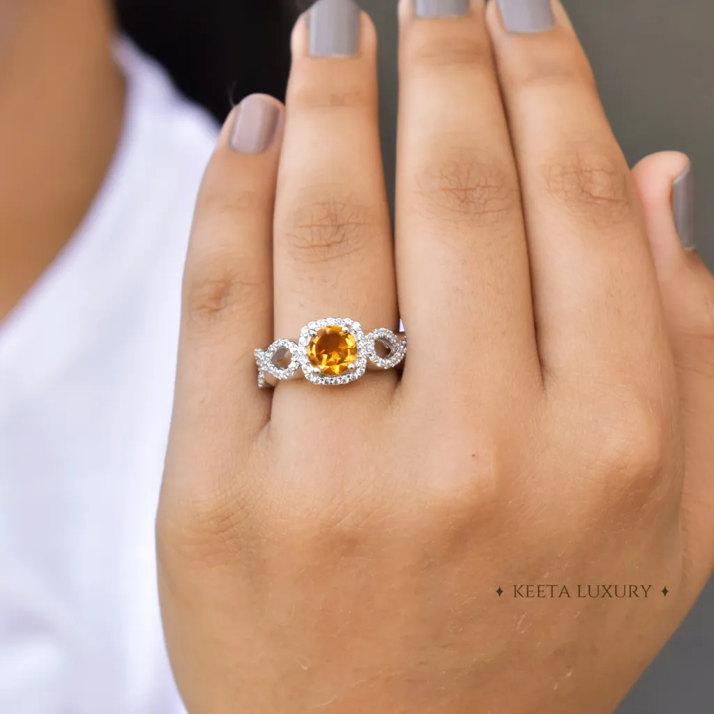 Classic Yellow - Citrine Ring