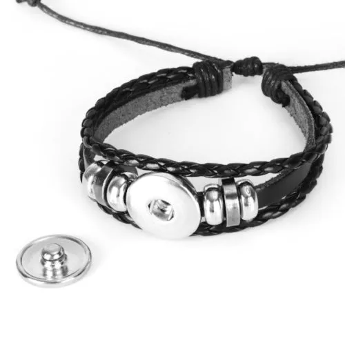 Classy Men Capricorn Zodiac Symbol Bracelet