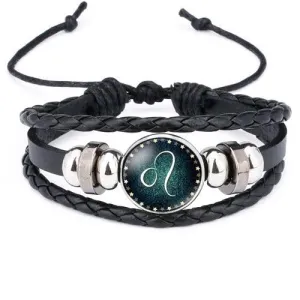 Classy Men Leo Zodiac Bracelet