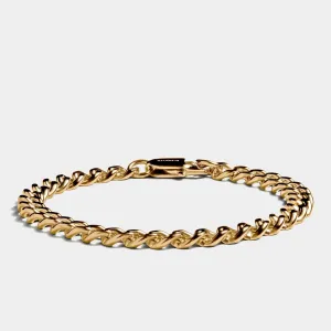 Cuban Chain Bracelet Gold (6mm)