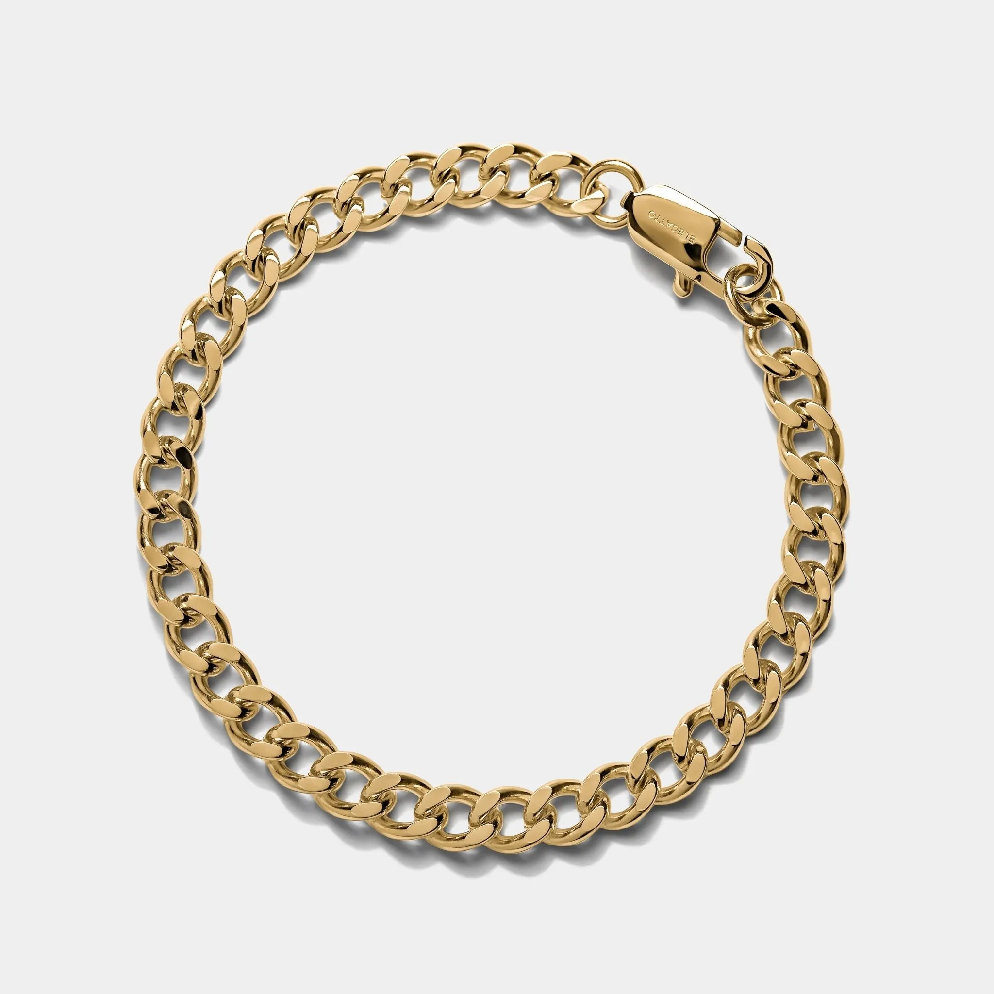 Cuban Chain Bracelet Gold (6mm)