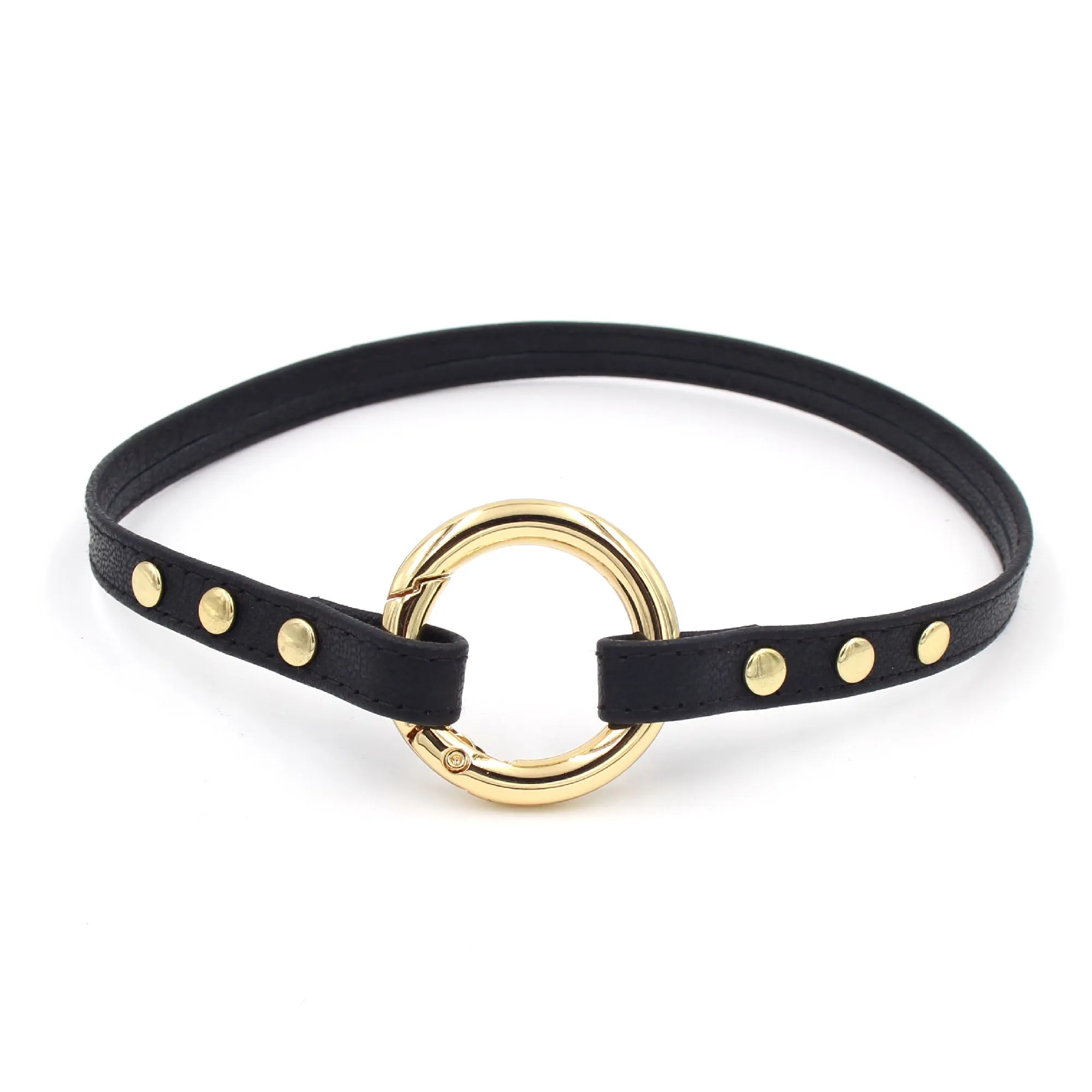 Design Your Own Studded Sleek Ring of O Collar