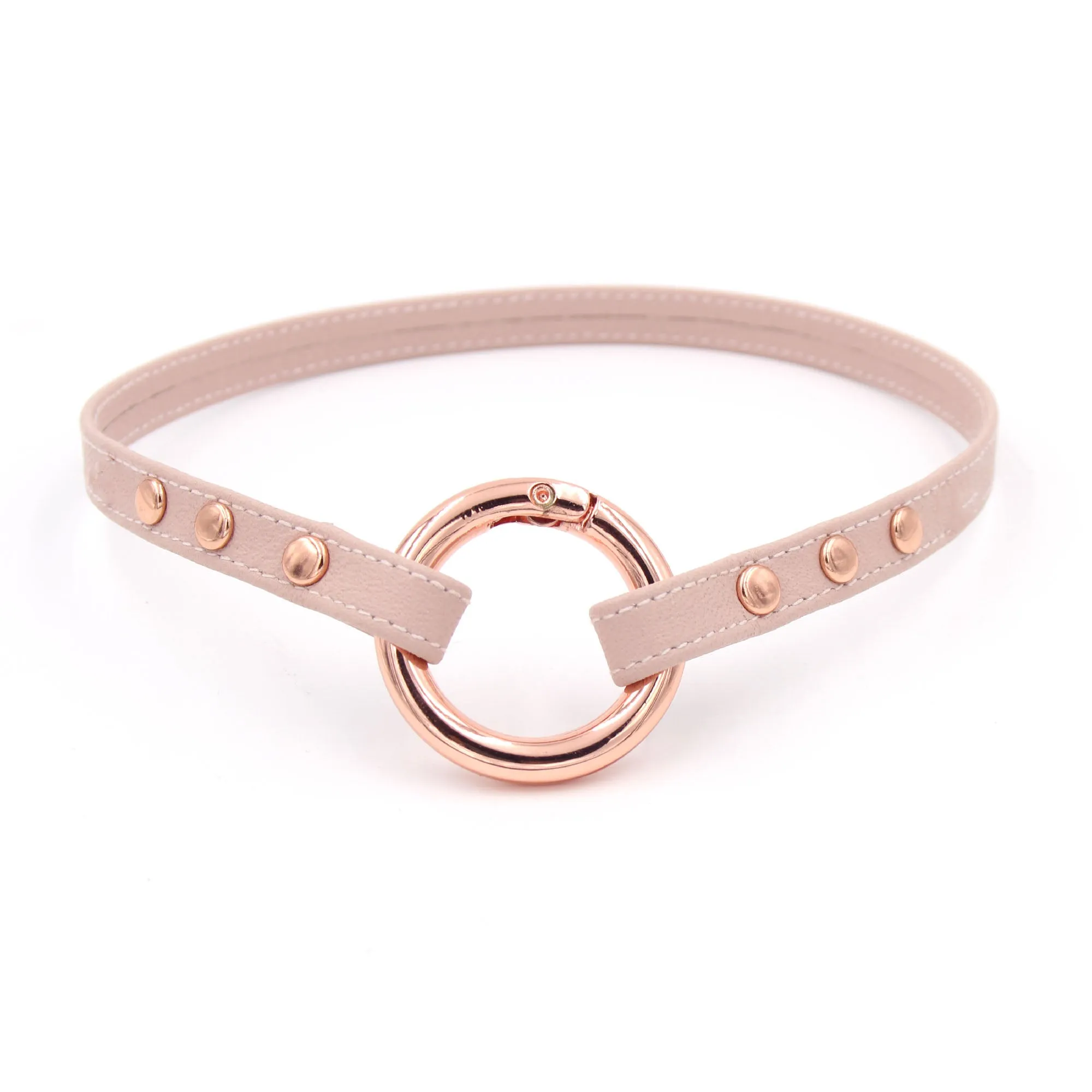 Design Your Own Studded Sleek Ring of O Collar