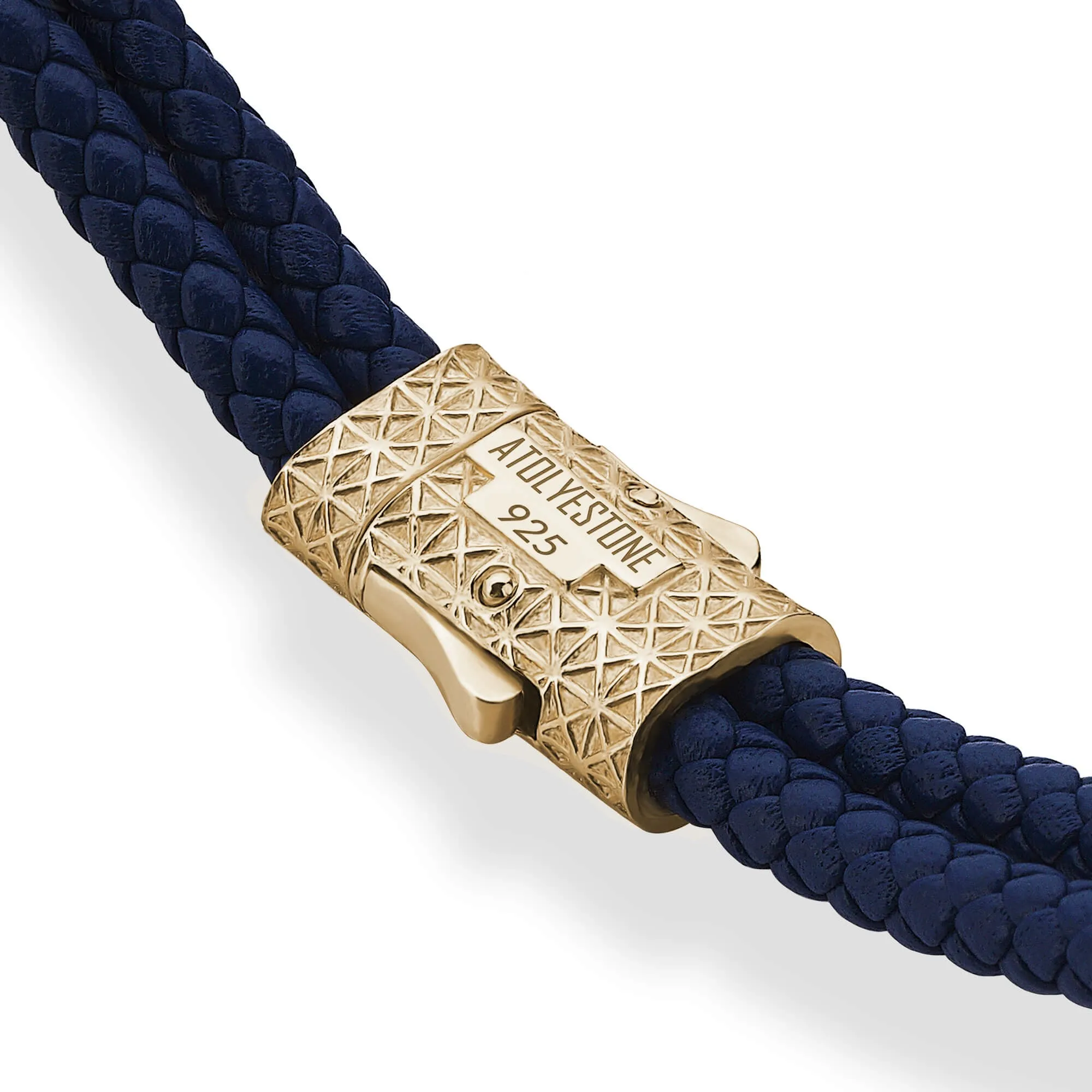 Diamond Elements Leather Bracelet