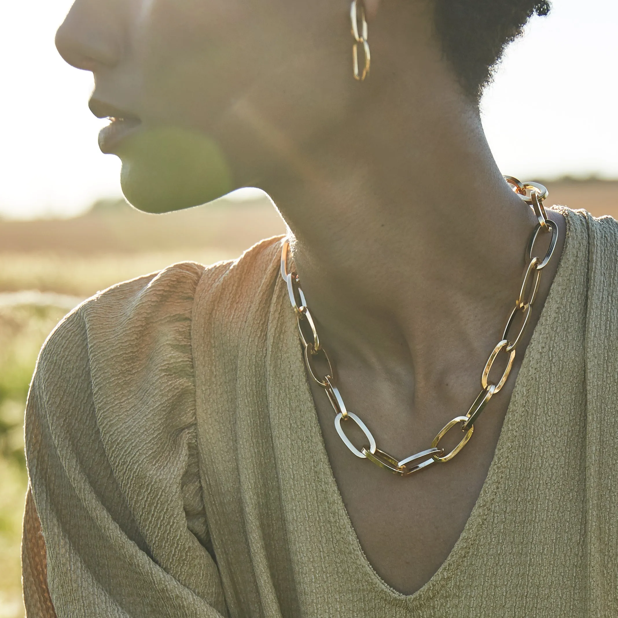 Essential Chainlink Collar - Gold