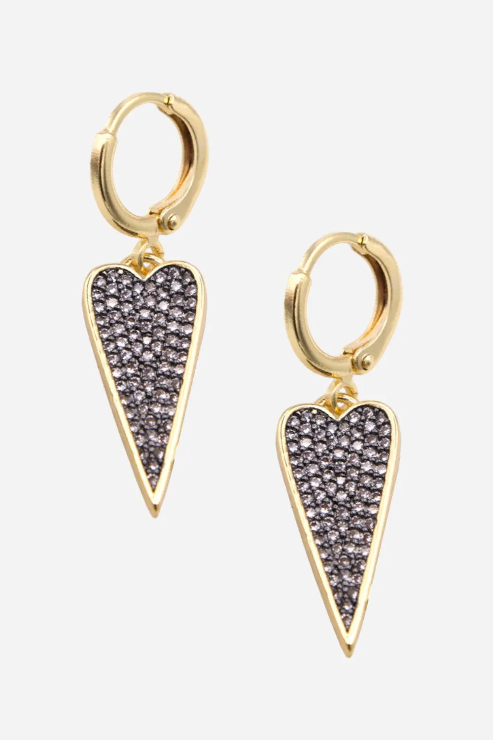 Farrah B Addicted To Love Earrings in Gold