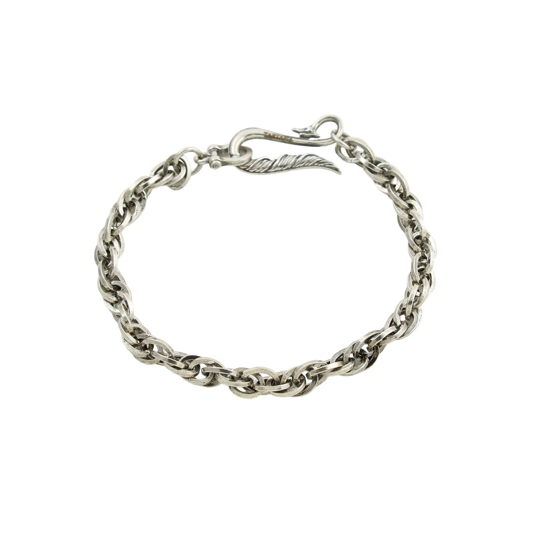 Feather Chain Link Bracelet