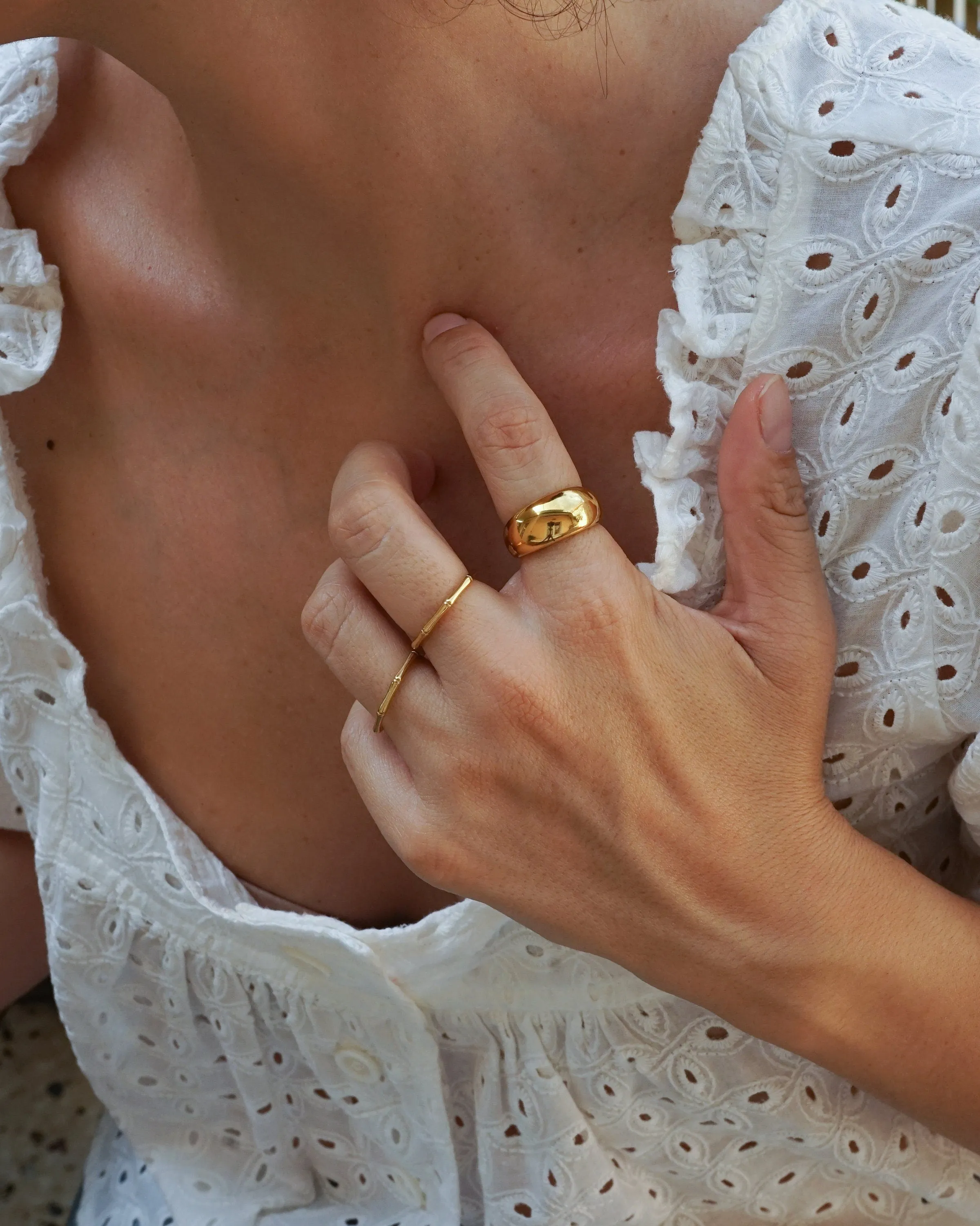 Gold Dome Ring