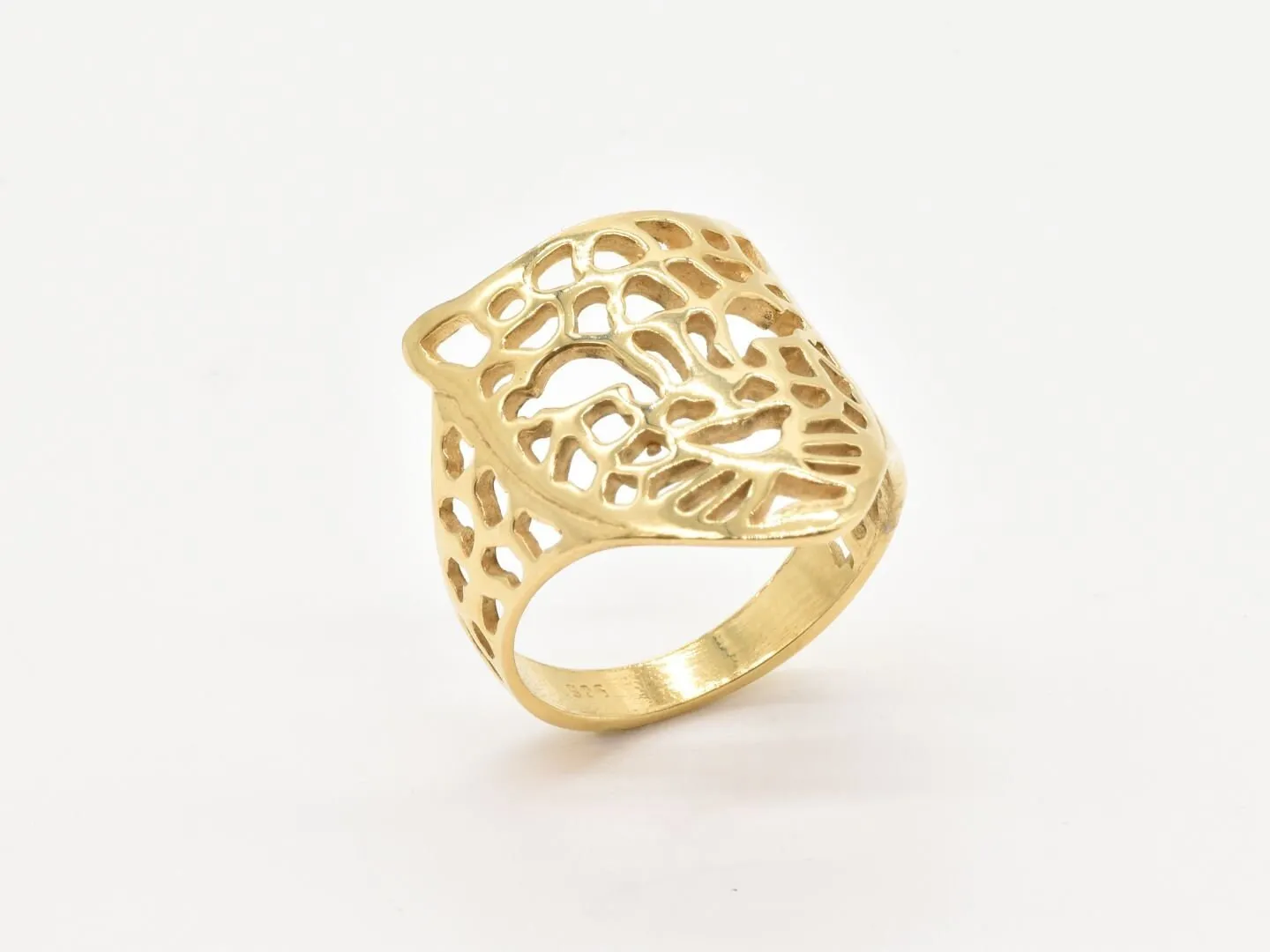 Gold Jaguar Ring - Gold Panther Band, Gold Warrior Ring Ring