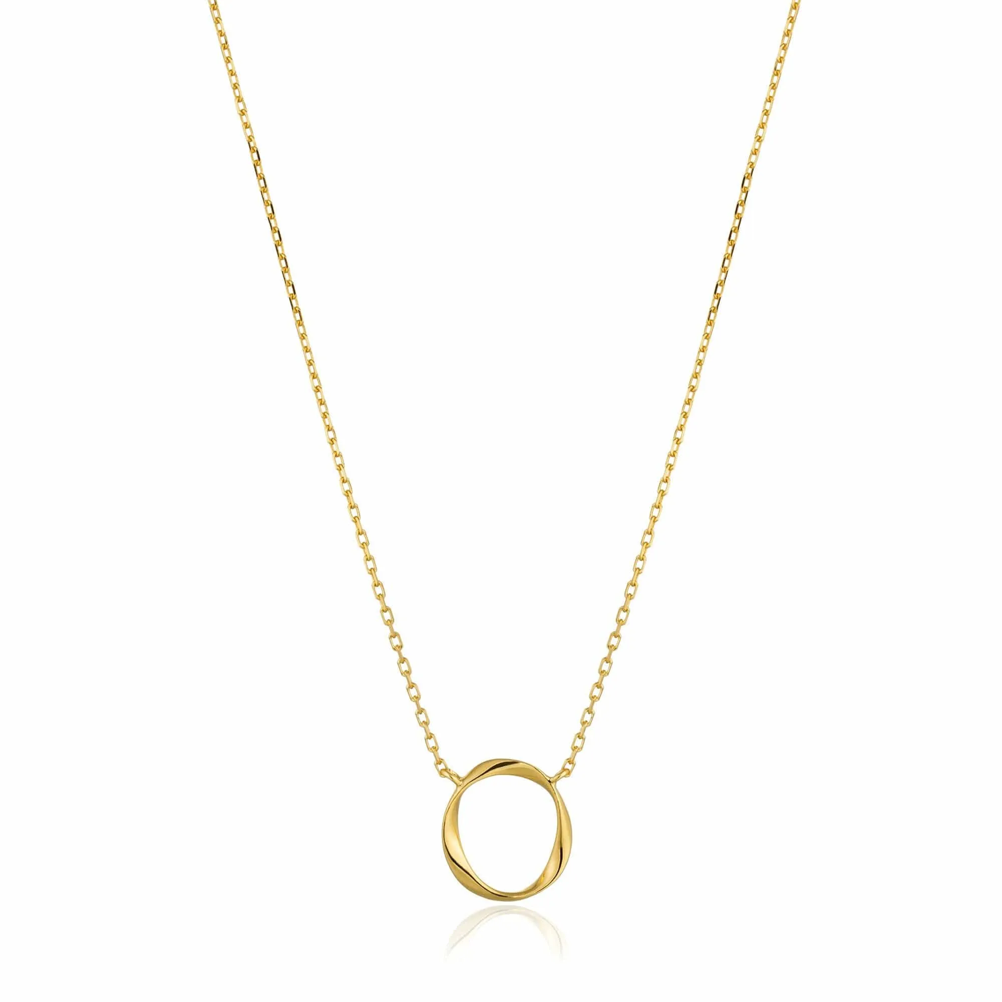 Gold Swirl Necklace