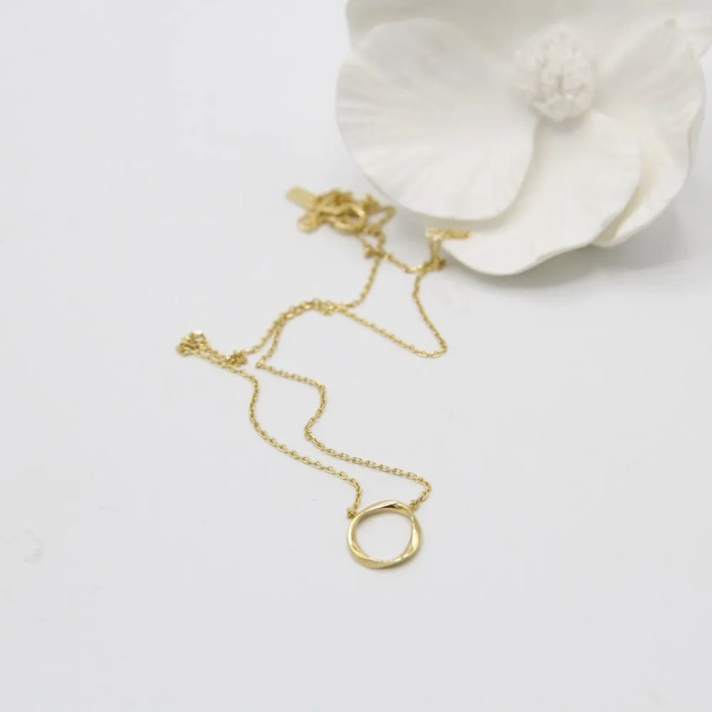 Gold Swirl Necklace