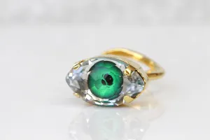 GREEN EYE RING