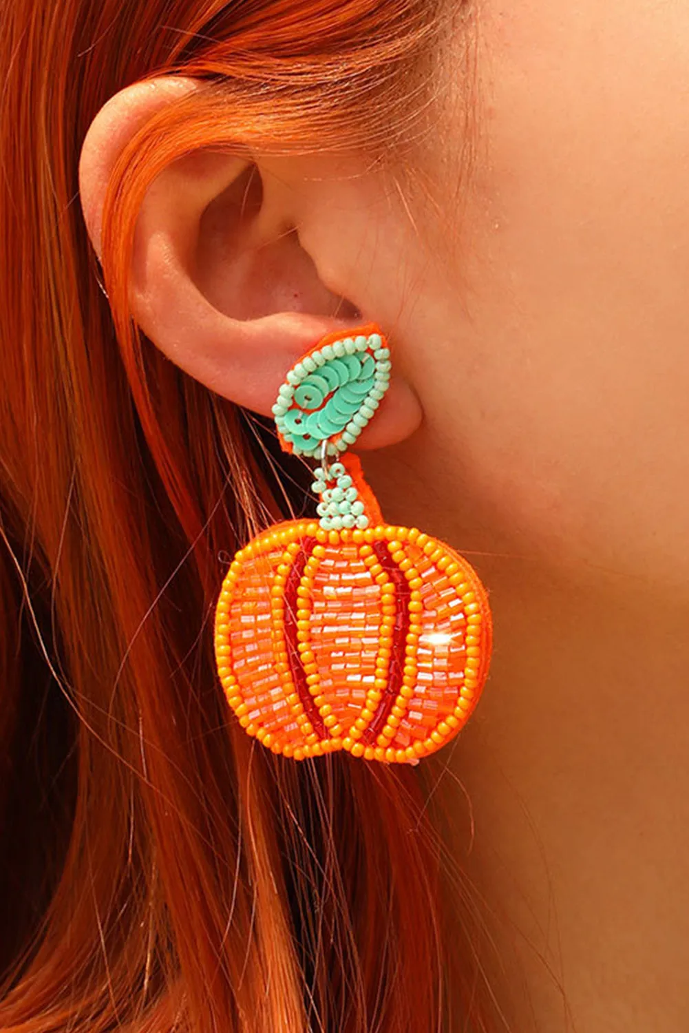 Halloween Pumpkin Earrings