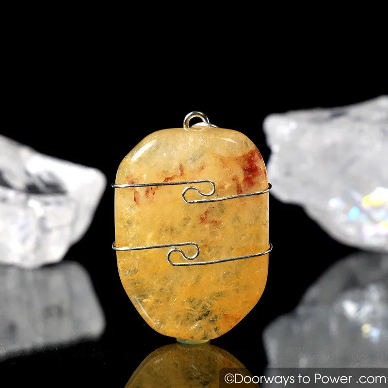 Himalaya Gold Azeztulite Pendant Azozeo Activated