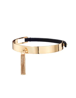 Jenny Bird The Muse Short Tassel Choker in Gold