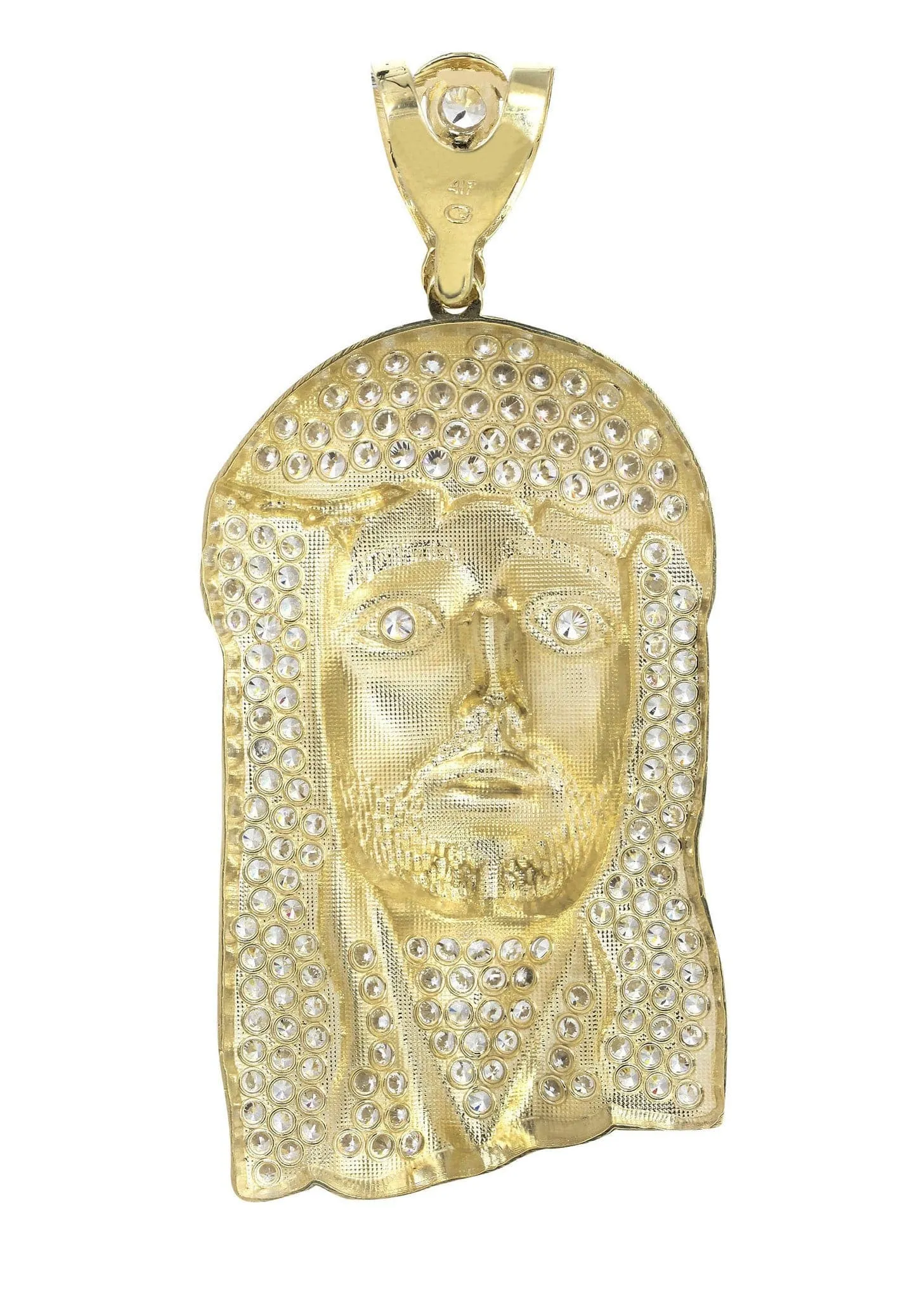 Jesus Piece  10K Gold Pendant  |  42.1 Grams