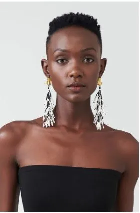 JIAMINI Yatta Fringe Earrings with Modern Elegance