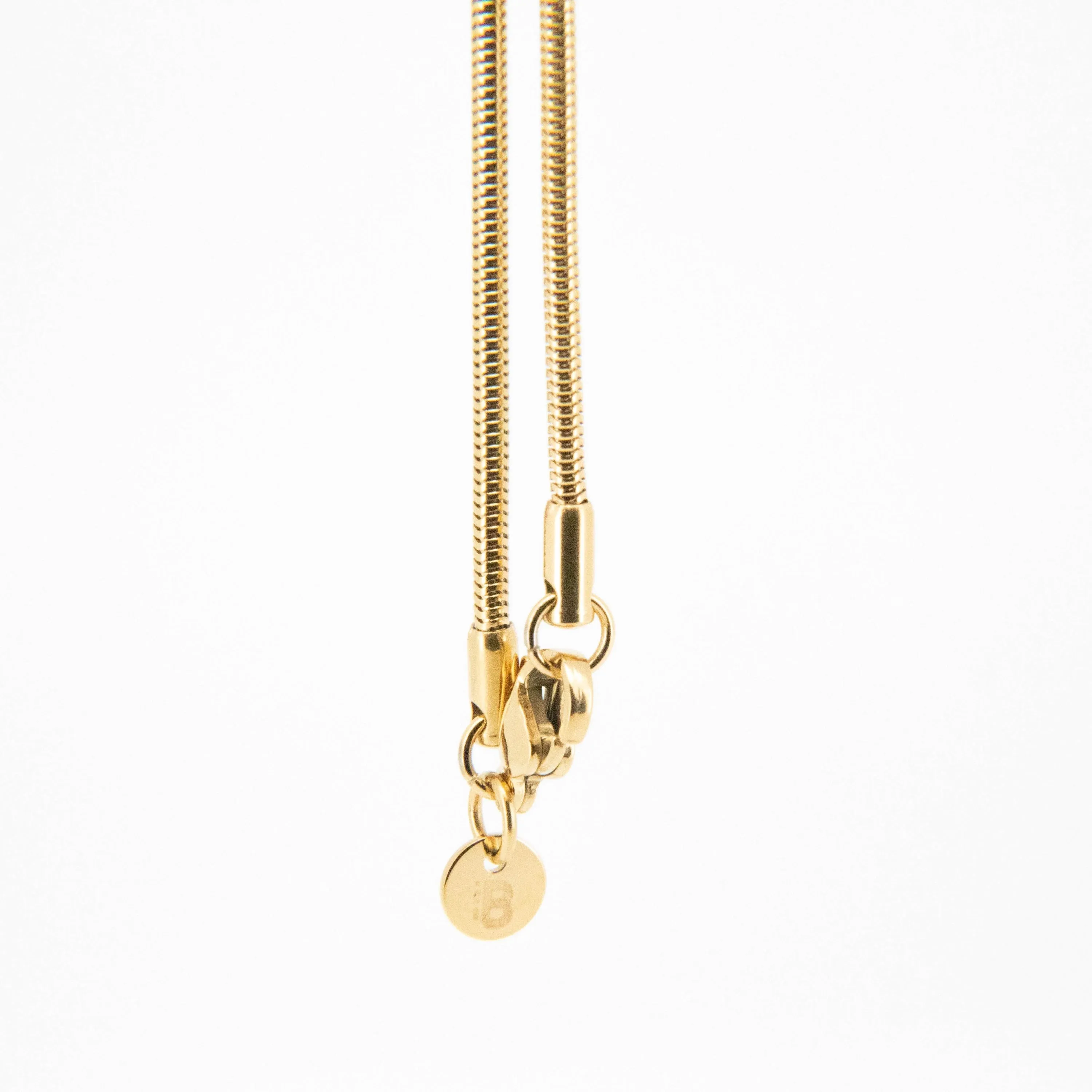 Karim Golden Snake Chain Necklace