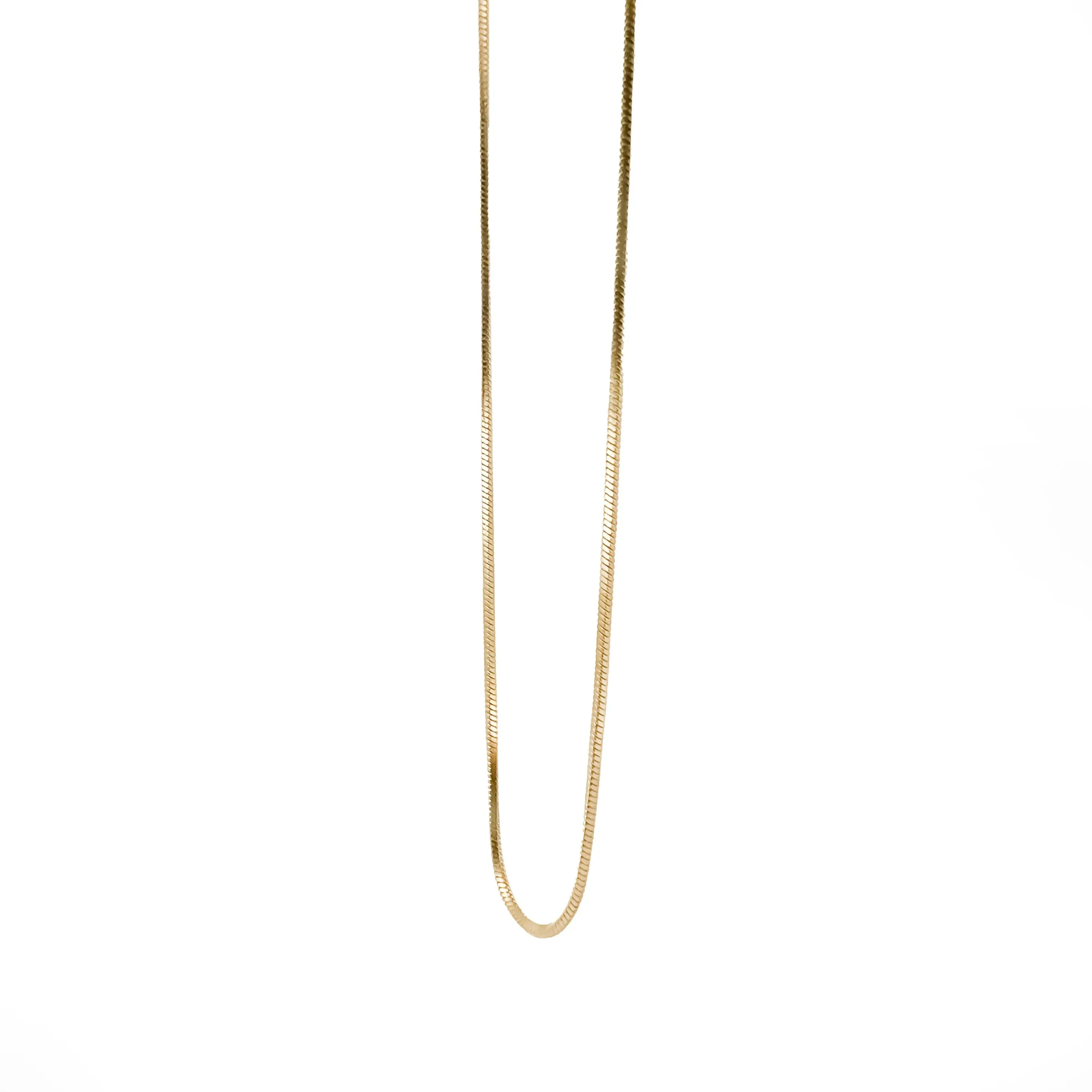 Karim Golden Snake Chain Necklace