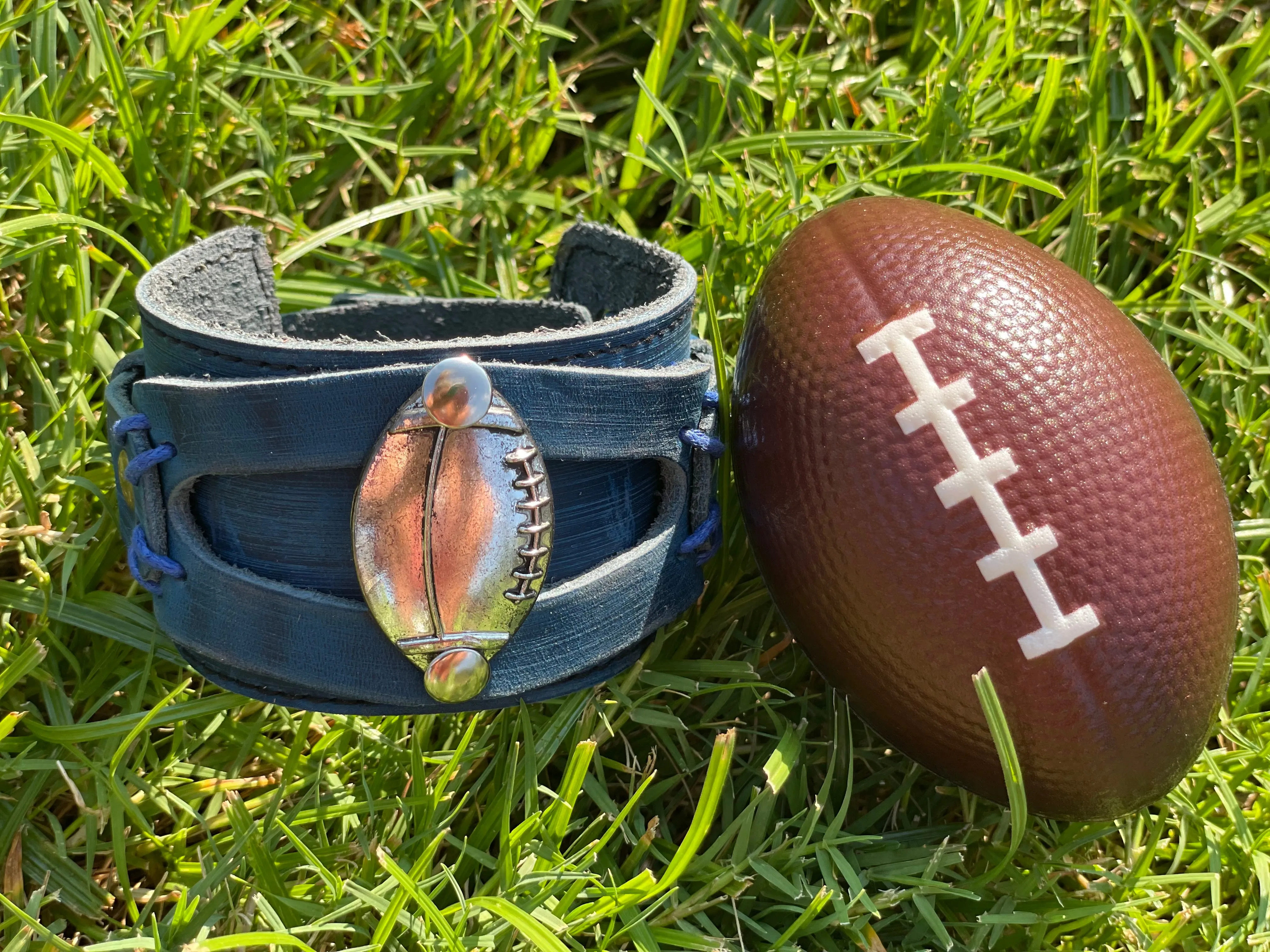 Leather Sports Cuffs (Baseball/Softball/Soccer/Football)