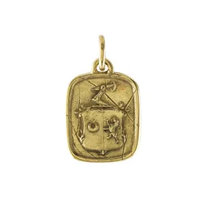 Lion's Moon Heraldry Pendant