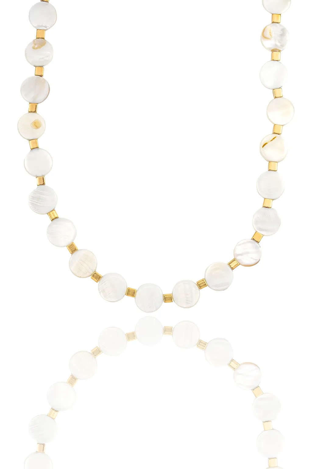 Mother Pearl Box Choker (H166)(I473)