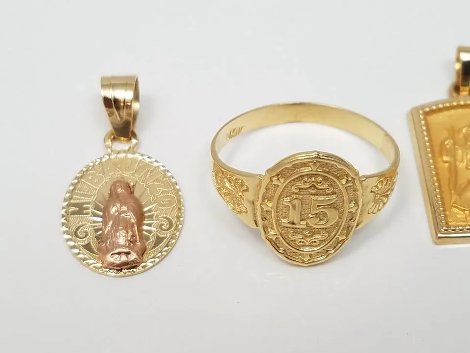 NEW 14k Gold Hispanic Jewelry Lot