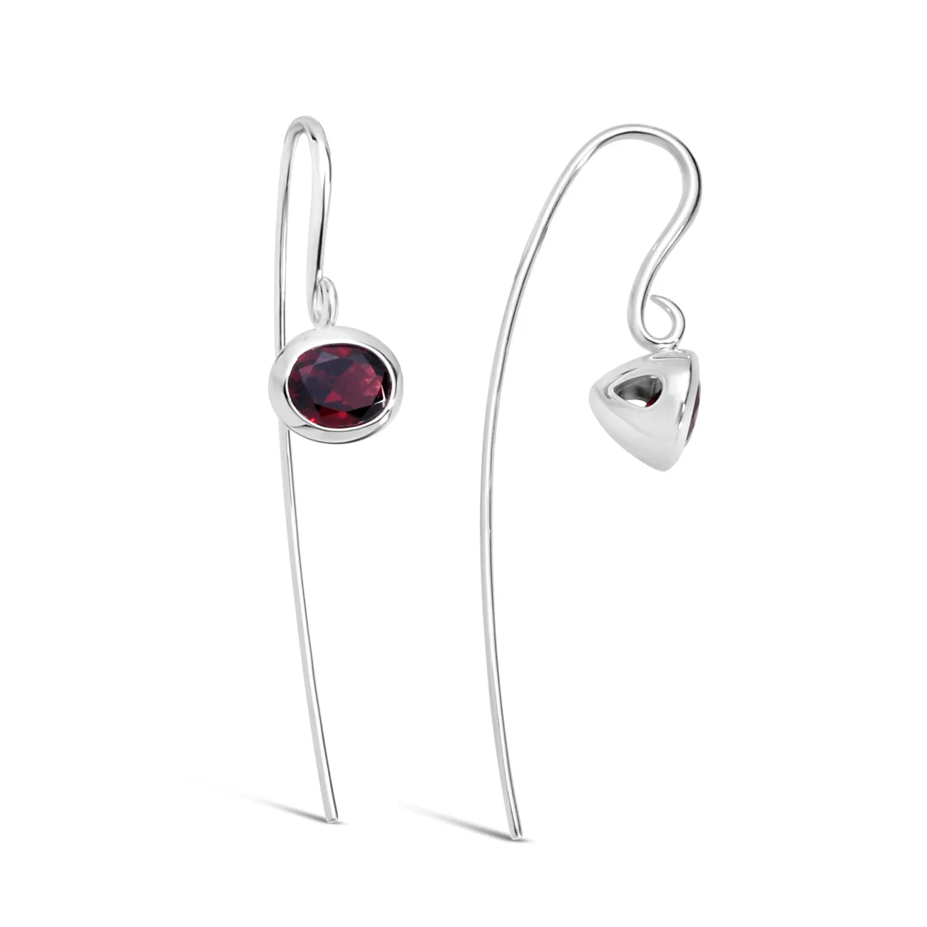 Nouvelle Lily Garnet Earrings