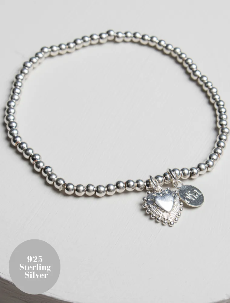 Olia Emmelise Heart Bracelet