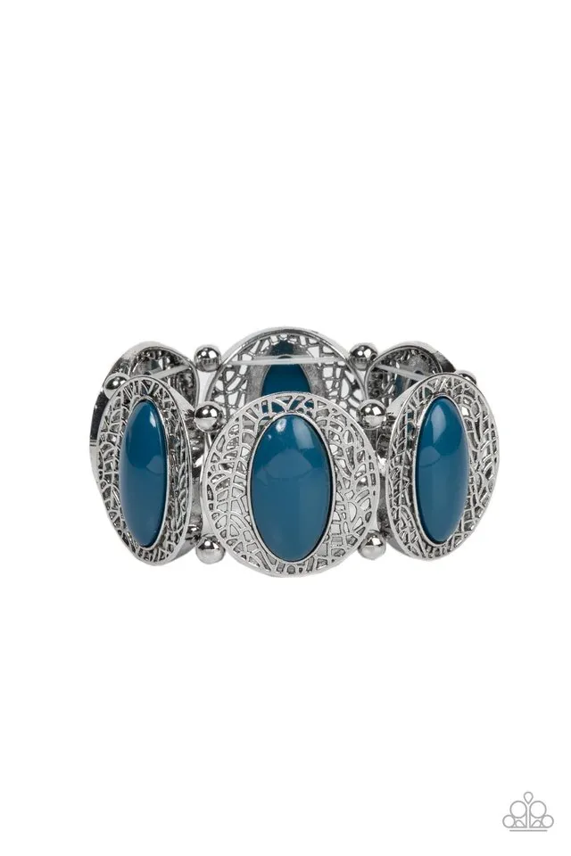 Paparazzi Bracelet ~ Eastern Escapade - Blue