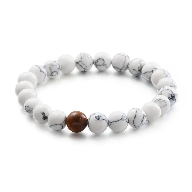 Personalized Men's Handmade Tiger's Eye Stone Bracelet - Japan & South Korea Fashion Trend, Casual Versatile Beaded Jewelry