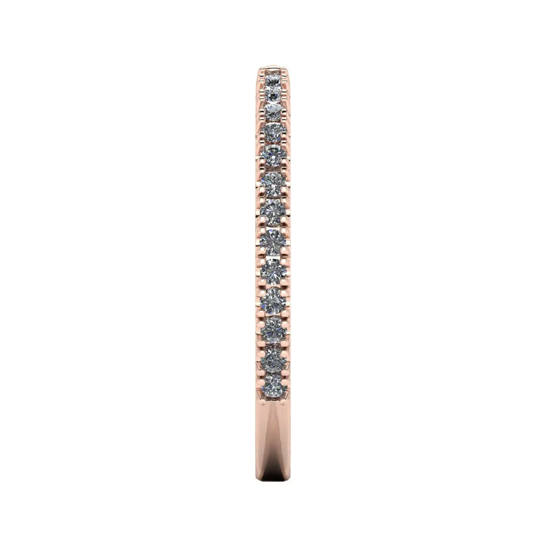 "Harra" Open Design 0.50ct Diamond Half Eternity Ring ET8