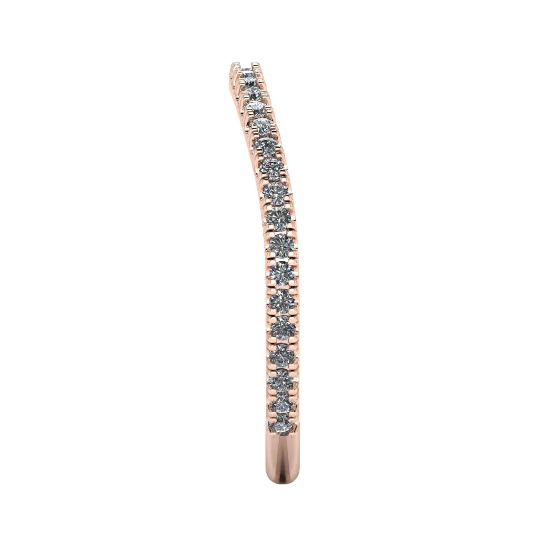 "Immy" Irregular Subtle Shaped 0.40ct Diamond Eternity Ring ET39